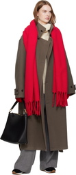TOTEME Red Cashmere Gloves