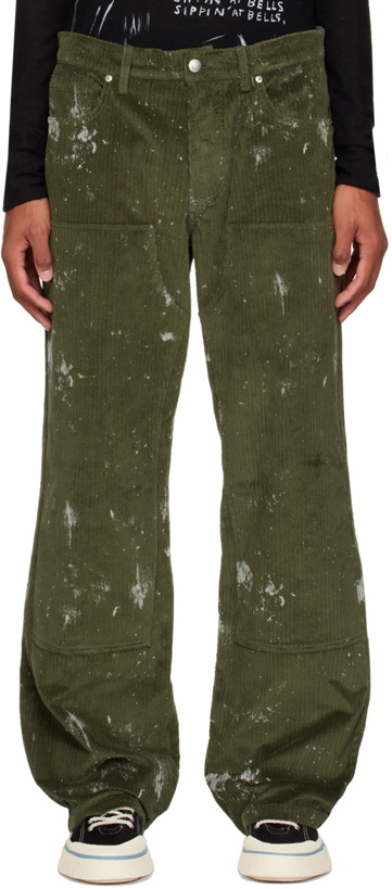 Photo: MISBHV Green Stained Trousers