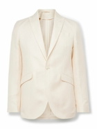 Favourbrook - Slim-Fit Herringbone Linen and Silk-Blend Suit Jacket - Neutrals