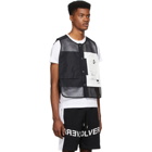 Diesel Black and White J-Fishmesh Vest