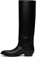 The Row Black Western Tall Boots