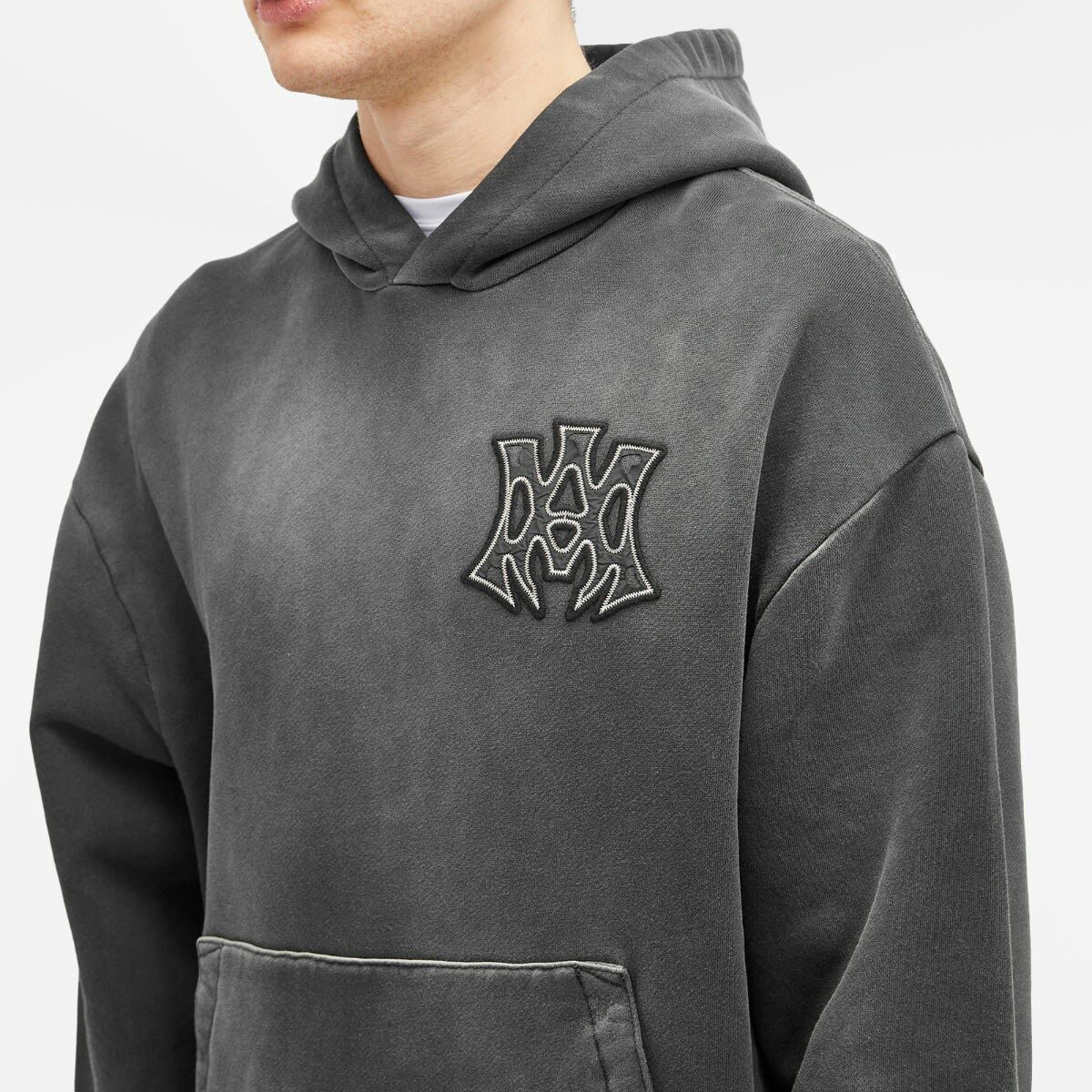 存在感絶大【AMIRI】Oversized Logo Hoodie AMIRI Men's Oversized Logo Hoodie in Black Amiri
