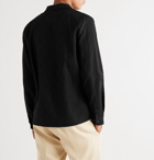 Séfr - Ripley Wool-Seersucker Shirt - Black