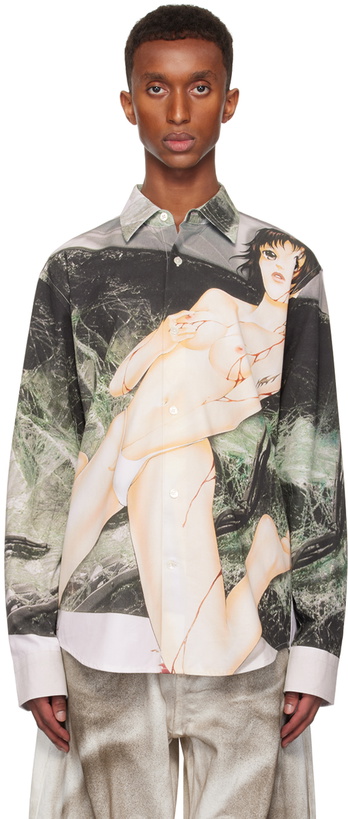 Photo: Mowalola Green Crash Shirt