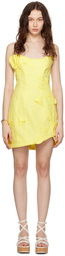 ZIMMERMANN Yellow Matchmaker Rose Minidress