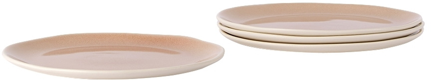 JAR CERAMISTES Pink Small Round Maguelone Plate Set
