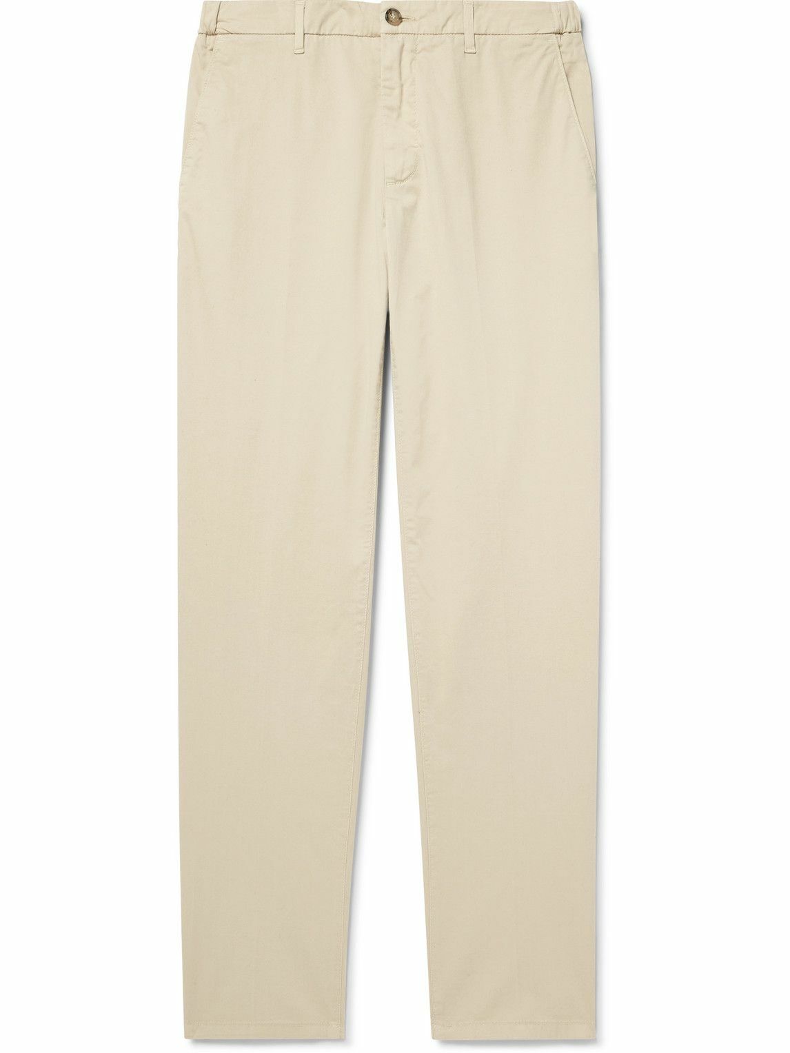 Altea - Dumbo Straight-Leg Cotton-Blend Gabardine Trousers - Neutrals