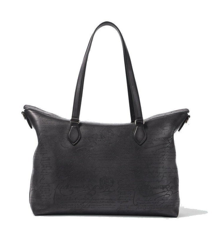 Photo: Berluti Late Hour Scritto leather tote bag