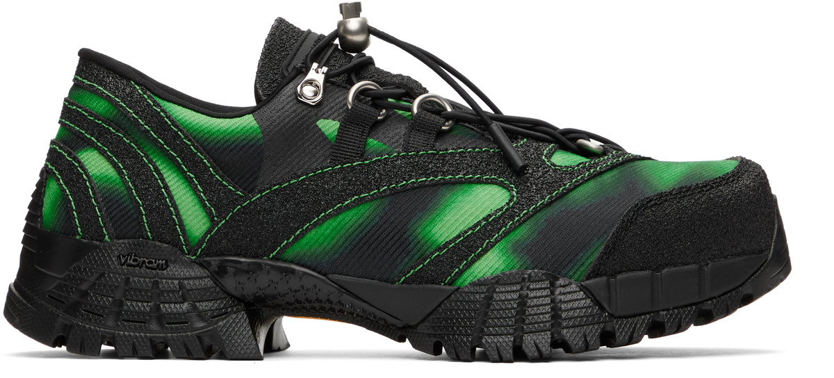 Andersson Bell Green & Black SFUMATURA Sneakers Andersson Bell