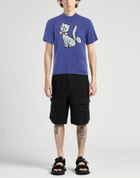 Aries Mens T-shirt Dark in Purple