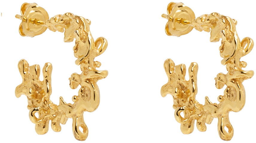 Vasiliki Gold Nerites Earrings