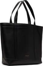 Maison Kitsuné Black Fox Head Leather Medium Tote