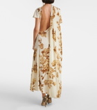 Magda Butrym Floral scarf-detail midi dress