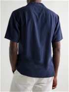 Turnbull & Asser - Phillips Camp-Collar Silk Shirt - Blue