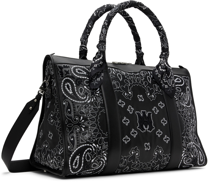 AMIRI Black Weekender Travel Bag Amiri