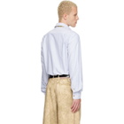 Vivienne Westwood Blue & White Two Button Krall Shirt