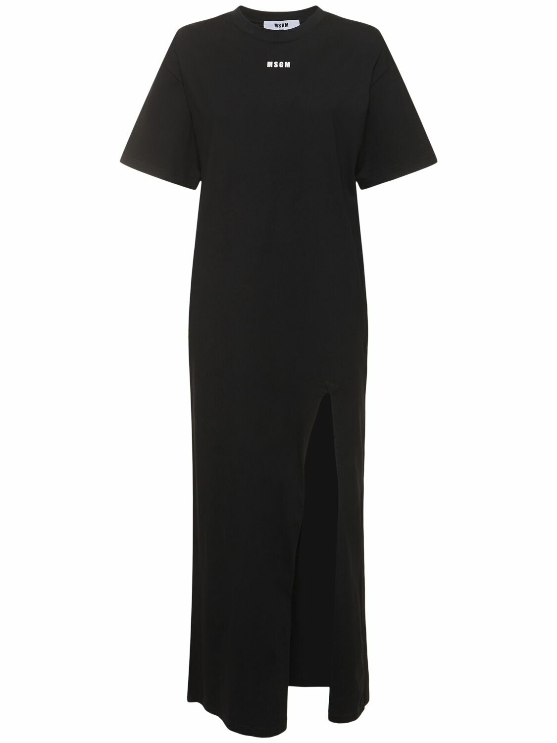 MSGM Multicolor Silk Casual Dress main image 0