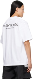 VETEMENTS White Bonded T-Shirt