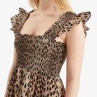 RIXO Women's Kendall Antelope Midi Dress in Antelope Spot Black
