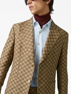 GUCCI - Gg Supreme Single-breasted Blazer Jacket