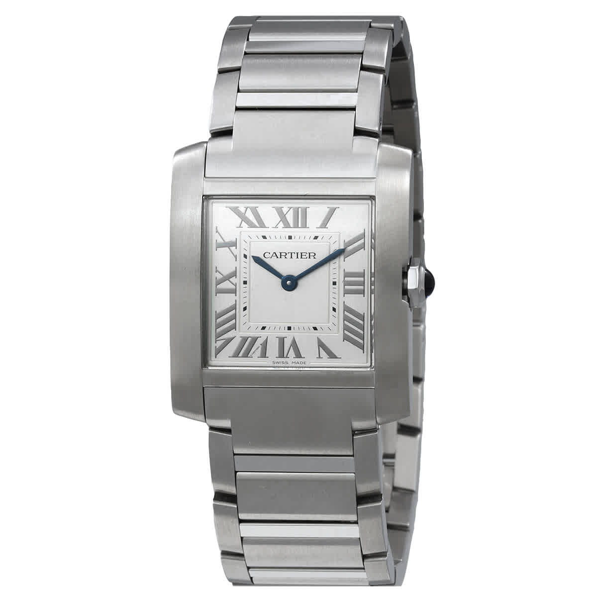 Cartier Tank Franaise Automatic Silver Dial Ladies Watch WSTA0074