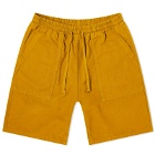 Service Works Men's Classic Canvas Chef Shorts in Gold