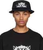 Kenzo Black Kenzo Paris Logo Graphic Bucket Hat
