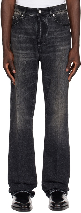 Photo: Ferragamo Black Faded Jeans