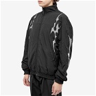 Han Kjobenhavn Men's Reversible Oversized Tracksuit Jacket in Black