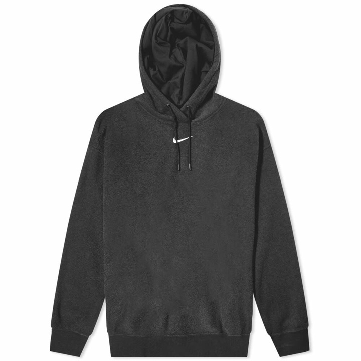 Photo: Nike Women's Plush Popover Hoody in Black/White