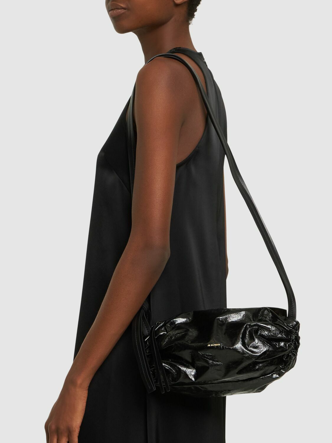 ショルダーバッグ・ポシェット Jil Sander Cushion Small Shoulder Bag In Paper Leather 22906532_52926022_600.jpg