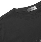 Isabel Marant - Zafferh Logo-Print Cotton-Jersey T-Shirt - Black