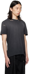 Ann Demeulemeester Black Eternal Eagle Baptist Standard T-shirt