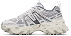 Juun.J White & Gray Synthetic Sneakers