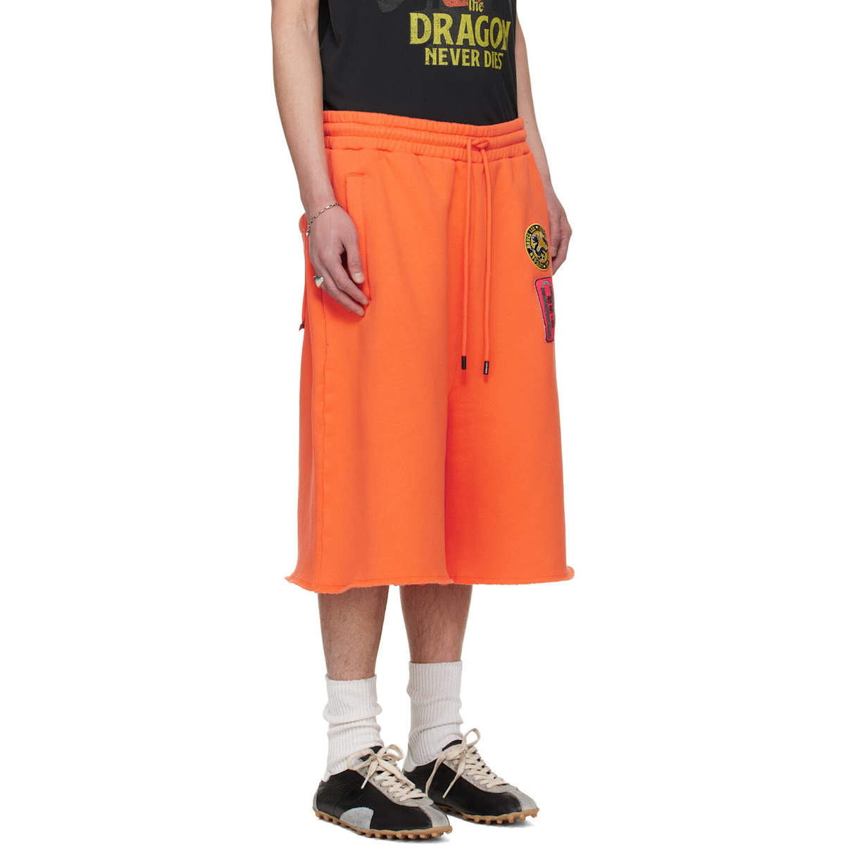 LU'U DAN BRUCE LEE x LỰU ĐẠN Orange Zoku Shorts