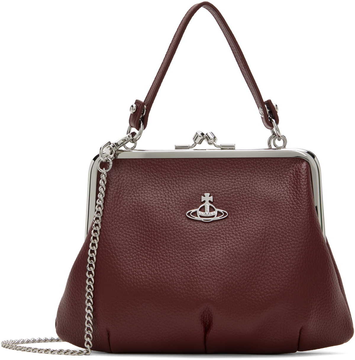 Vivienne Westwood Burgundy Granny Frame Bag Vivienne Westwood