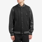 Ksubi Men's 1999 King Letterman Varsity Jacket in Black