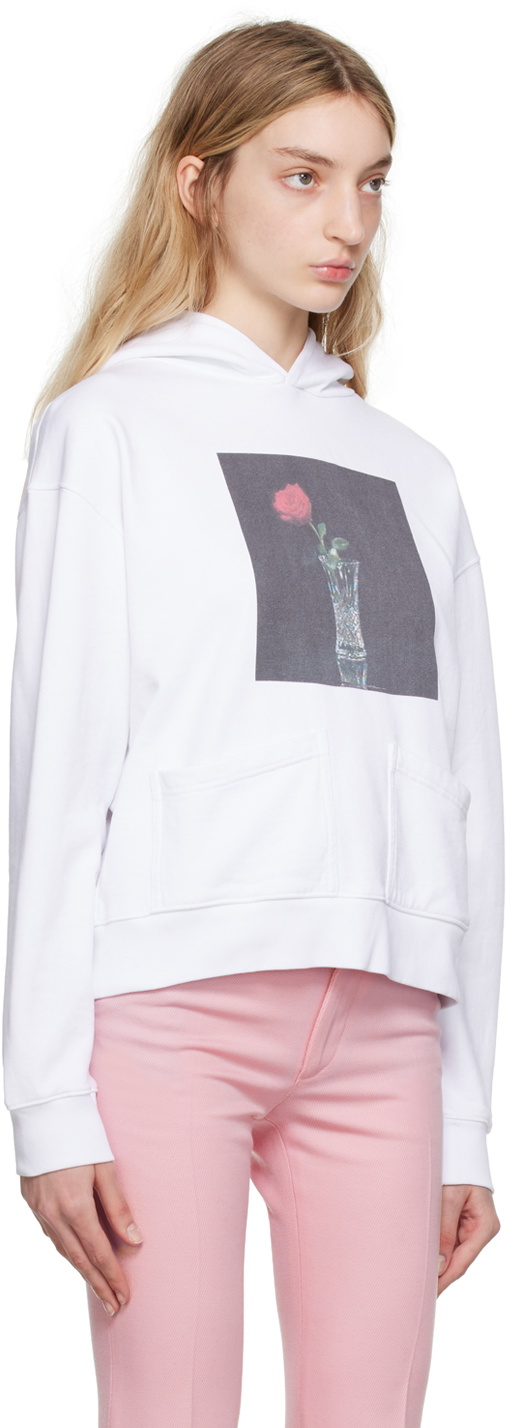 Ernest W. Baker White Rose Hoodie