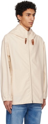 Jil Sander Beige Hooded Jacket