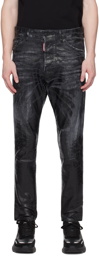 Dsquared2 Black Shiny Jeans