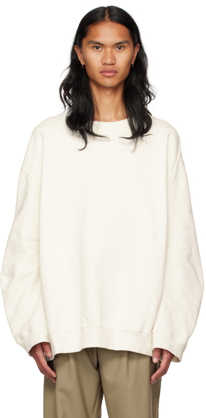 Photo: Marina Yee Off-White Crewneck Sweatshirt