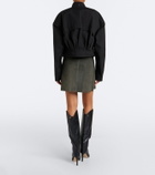 Stouls Lucie suede miniskirt