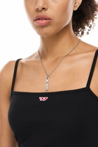 Diesel Stainless Steel Pendant Necklace - Necklaces - Unisex - Silver