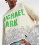 JW Anderson x Michael Clark embellished wool-blend sweater