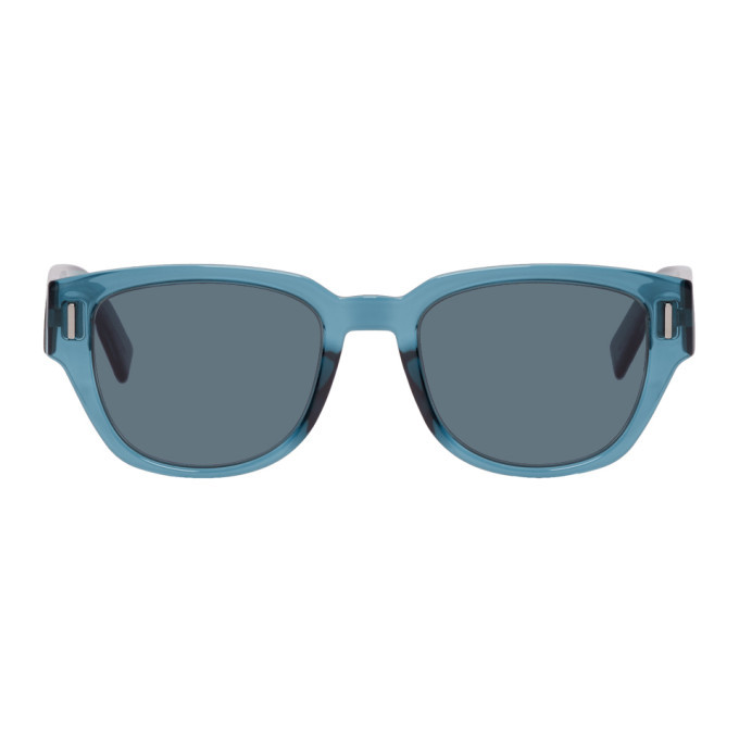 Dior Homme Blue Sunglasses Dior Homme Blue Matte Aviator Sunglasses 55-18-150 main image 4