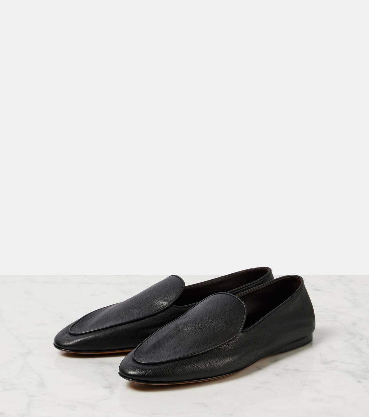The Row Awar leather loafers