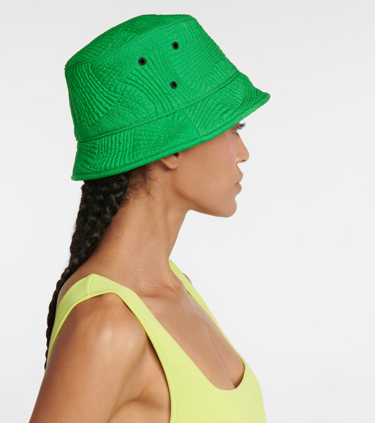 Bottega Veneta - Quilted nylon bucket hat Bottega Veneta