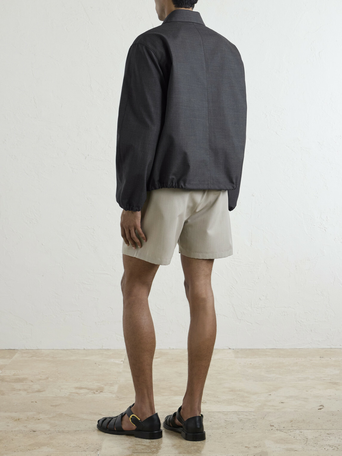 Auralee - Wool Blouson Jacket - Gray