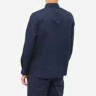 Wood Wood Men's Avenir Herringbone Shirt in Navy