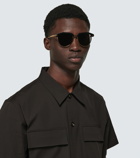 Bottega Veneta - Square-frame metal sunglasses